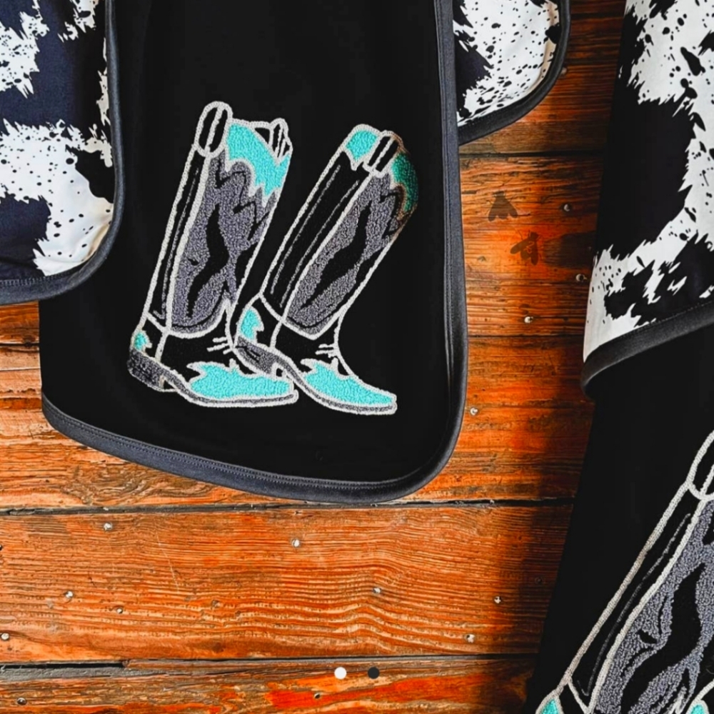 Turquoise Wester Throw